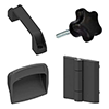 Plastic Handles, Knobs, Hinges & Latches