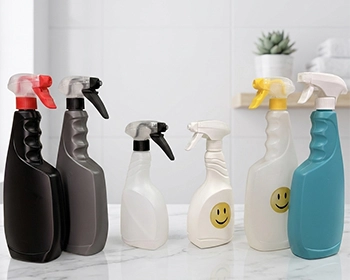Plastic Flat Chemical Spray Bottles