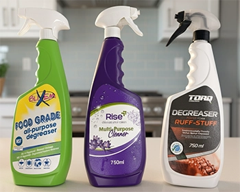 Plastic Detergent Trigger Spray Bottles