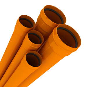 Yellow PVC Water Pipes