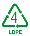 LDPE Resin Code