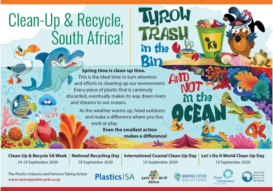 Clean up and recycle SA week, September 14 - 19