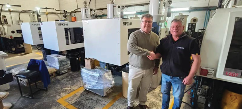 WD Hearn Successfully Installs Three NPC140 ton Premium Injection Moulding Machines