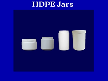 HDPE jars of various sizes