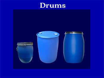 Plastic Drums - Open Head plus lid and span band