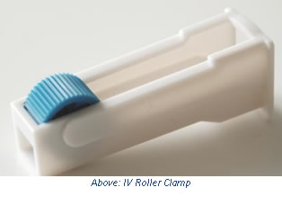 IV roller clamp