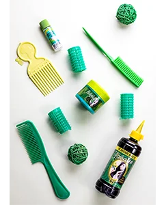 Plastic Hair Combs and Hair Care Products